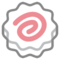 Fish Cake With Swirl emoji on HTC